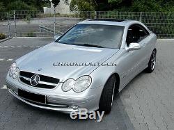03-09 Mercedes W209 CLK BLK/ CHROME GRILL CLK270 CLK320 CLK350 CLK55 CLK65 AMG