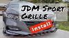 10th Gen Accord All Black Jdm Sport Grille Install