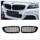 1pc Blk Diamond Front Upper Kidney Grille Grill For Bmw 4 Series F32 F33 14-18