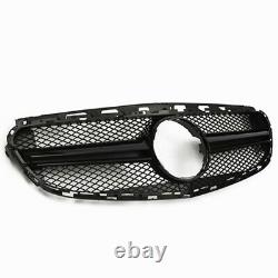 1PC BLK Front Griile Grill For 2014 2015-2016 Benz E-Class W212 AMG Body Kit