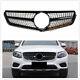 1pc Front Grille Grill For E Class W207 C207 Coupe 2009 2010-2013 Blk Diamond