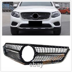 1PC Front Grille Grill For E Class W207 C207 Coupe 2009 2010-2013 BLK Diamond
