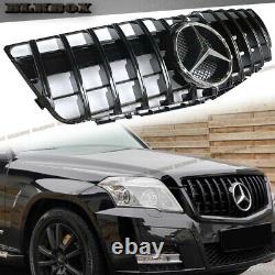 2008 2009 2010 2011 2012 For Mercedes Benz X204 Glk Gt Gloss Piano Black Grille