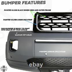 2012 Facelift Front Bumper+Black Grille for Freelander 2 LR2 late conversion