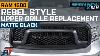 2013 2018 Ram 1500 Rebel Style Upper Grille Replacement Matte Black Review U0026 Install