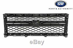 2014-2015 Chevrolet Silverado 1500 Front Grille 23235956 Gloss Black with Blk Mesh
