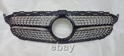 2014 Mercedes Benz C Class W205 18 Kuhler Grill Black Diamond Without Camera Hole