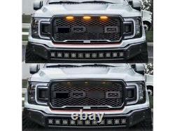 2018-20 Ford F-150 Front Bumper Grill Grill witho Side LEDs