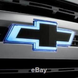 2019-2021 Chevrolet Silverado 1500 Illuminated Front Grille Emblem 84602325 Blk