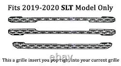 2019-2021 GMC Sierra 1500 SLT BLACK grille insert mesh grill overlay trim