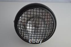 7 Mesh Grill Black Headlight 55w Triumph Bmw Cafe Racer-why Pay £85+ Elsewhere