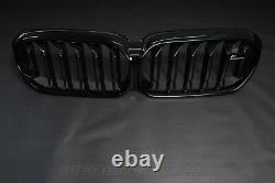 8082107 Ornamental Grille Front Bumper Cooler Grill Kidneys NEW OEM BMW M5 F90 LCI