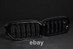 8082107 Ornamental Grille Front Bumper Cooler Grill Kidneys NEW OEM BMW M5 F90 LCI