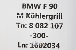 8082107 Ornamental Grille Front Bumper Cooler Grill Kidneys NEW OEM BMW M5 F90 LCI