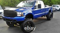 99-04 Ford F250 F350 Excursion 00-04 Vertical Bars Grille Gloss Black