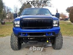 99-04 Ford F250 F350 Excursion 00-04 Vertical Bars Grille Gloss Black