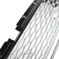 ABS Front Grille Upper Grill for Range Rover Sport 2010-2013 11 12 Sliver+BlK