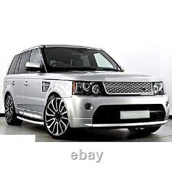 ABS Front Grille Upper Grill for Range Rover Sport 2010-2013 11 12 Sliver+BlK