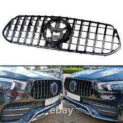 AMG GT Panamericana Front Grille Glossy BLK For Mercedes GLE W167 C167 SUV Coupe