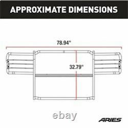 Aries 1.5 Grille Guard Kit CS SG BLK for Ford F250/F350/F450/F550 SD 08-10