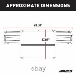 Aries 1.5 Grille Guard Kit Carbon Steel SG BLK for Ford F250/F350/F450 SD 17-20