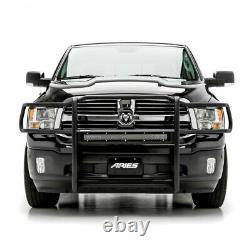 Aries Pro 1.5 Grille Guard Kit Carbon Steel Text BLK for Dodge/Ram 1500 09-20