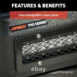 Aries Pro 1.5 Grille Guard Kit Carbon Steel Texture BLK for Ford F150 15-20