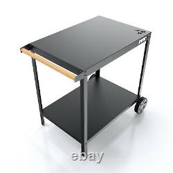 BBQ TROLLEY Grill table Side table Outdoor BBQ Serving Cart 50 x 72 cm