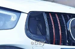 BLK Front Bumper Grille WithRed Strip For Mercedes Benz GLC GLC300 X253 2020-2022