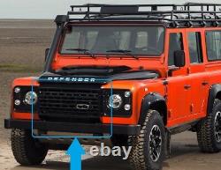 Black Adventure edition style front grille for Land Rover Defender adventura SVX