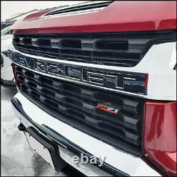 Black Grille Overlay FOR All New 2020-21 Chevy Silverado 2500 HD (LT/WT/Custom)