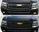 Black Horse 2007-2012 Chevrolet Tahoe Overlay Grille Trims Gloss Black