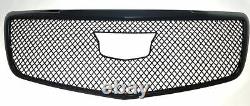 Black Horse 2015-2018 Cadillac ATS Overlay Grille Trims Gloss Black