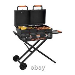 Blackstone On The Go 17 Griddle and Grill Combo with Hood, New, Free shipping