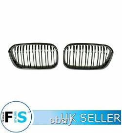 Bmw 1 Series F20 F21 M Performance Style Front Grille & Splitter Gloss Blk 15-19