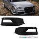 Bumper Grille Set High Gloss Black Fits Audi A4 B8 S-line From 2011-2015