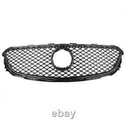 Car Front Bumper Grill Radiator Grill For 2017-2019 Buick Shelf Black ABS