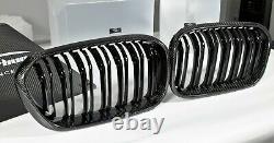 Carbon kidneys radiator grille grid fits BMW F20 F21 M135i M140i facelift