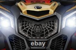 Custom Offroad Parts Steel Grille for CanAm Maverick X3 Grill 2016+ BLACK WIDOW