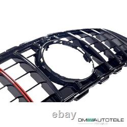 Evo Panamericana GT radiator grille black red + carbon fits Mercedes W206