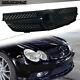 Fit Benz 03-09 W209 Clk-coupe Front Bumper Grille- Blk-d Fully Gloss Black Look