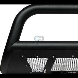 Fits 07-21 Toyota Tundra/Sequoia Textured Blk Studded Mesh Bull Bar Grille Guard