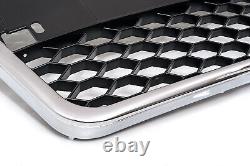 Fits Audi A6 4F radiator grille front grille sports honeycomb grill black chrome