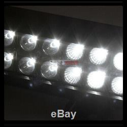 For 07-14 Avalanche/Escalade Matte Blk Bull Bar Grille Guard+120W CREE LED Light