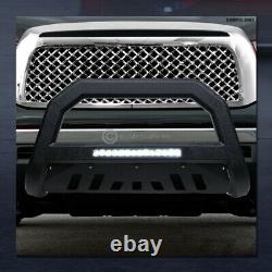For 2004-2020 Ford F150/Expedition Textured Blk AVT Aluminum LED Bull Bar Guard