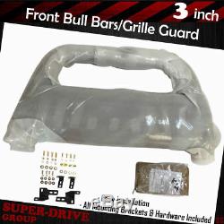 For 2007-2015 GMC YUKON XL 1500 2500 BLK Bumper Bull Bar Grille Guard Skid Plate