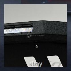 For 2010-2021 Toyota 4Runner Textured Blk AVT Aluminum LED Bull Bar Bumper Guard
