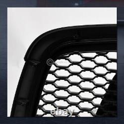 For 2013-2018 Dodge Ram 1500 Matte Blk Rebel Honeycomb Mesh Front Bumper Grille