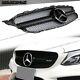 For 2015 2016 2017 2018 Mercedes Benz W205 C205 S205 C63 Type Gloss Black Grille