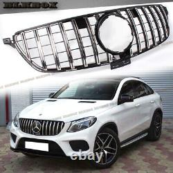 For 2016 2017 2018 2019 Mercedes Benz C292 Gle Coupe Gt Chrome Bar Black Grille